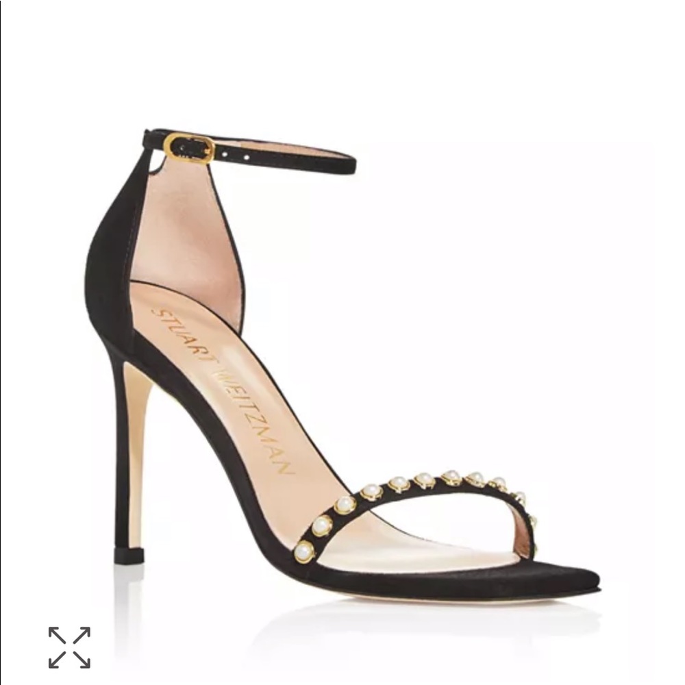 Stuart weitzman pearl nudist pearls heels